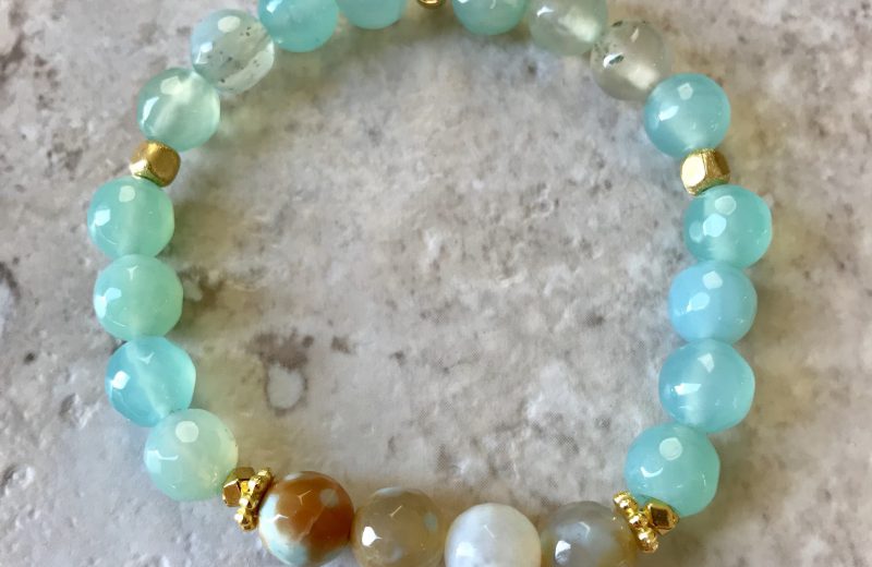 Beach Agate Bracelet