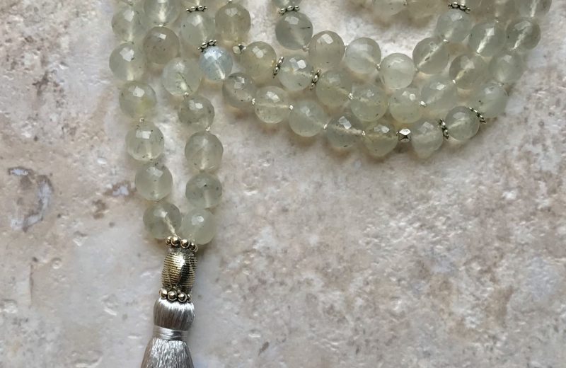 Grey Moonstone Mala